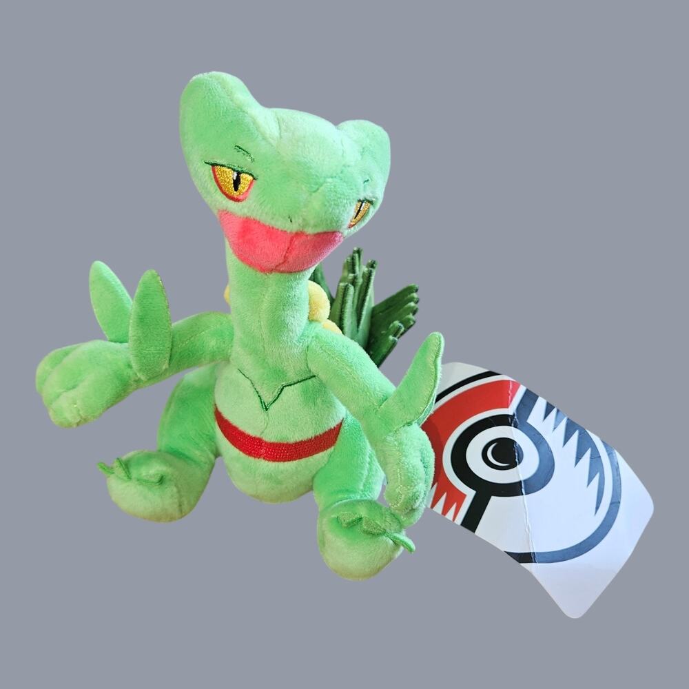 Pokémon Center Sceptile Sitting Cuties Plush Stuffed Animal Toy 2020 NWT